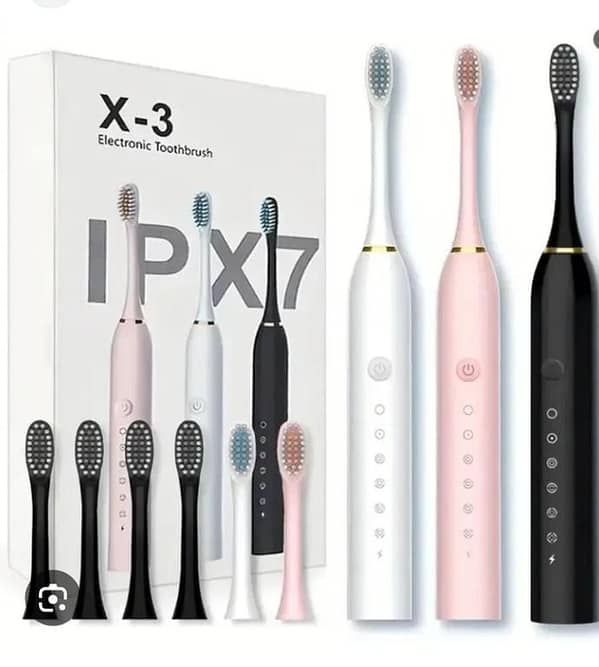 Ultrasonic Sonic Electric Toothbrush USB Charging Rechargeable Total Washable Electronic Whitening Teeth Brush for Oral Care
