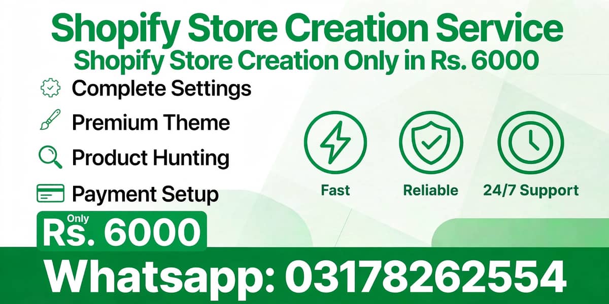 Shopify Store Creation 0