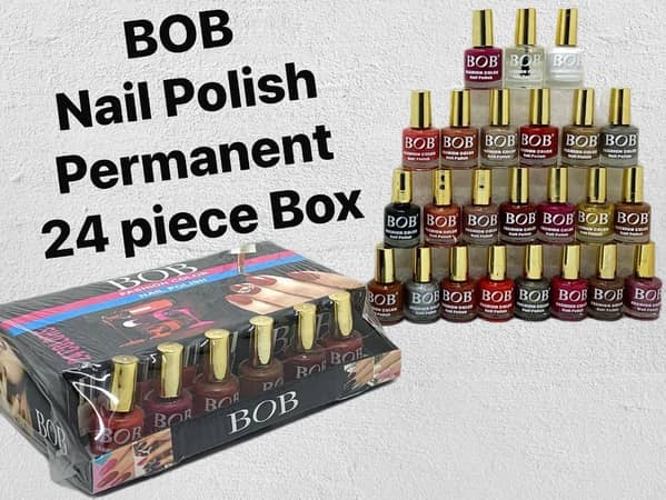 Pack Of 24 BOB Permanent Nail Polish