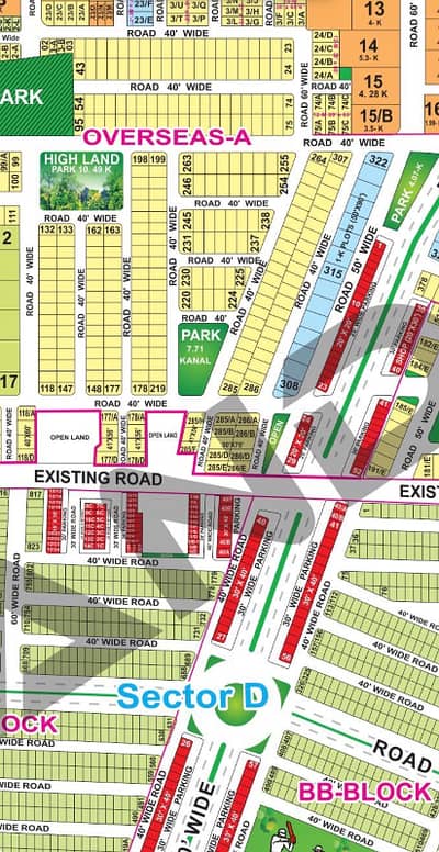 Hot Deal 2 Marla Commercial Plot AA Block Sector D Bahria Town