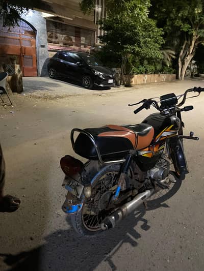 Honda cd 70 model 2022 Karachi number plate