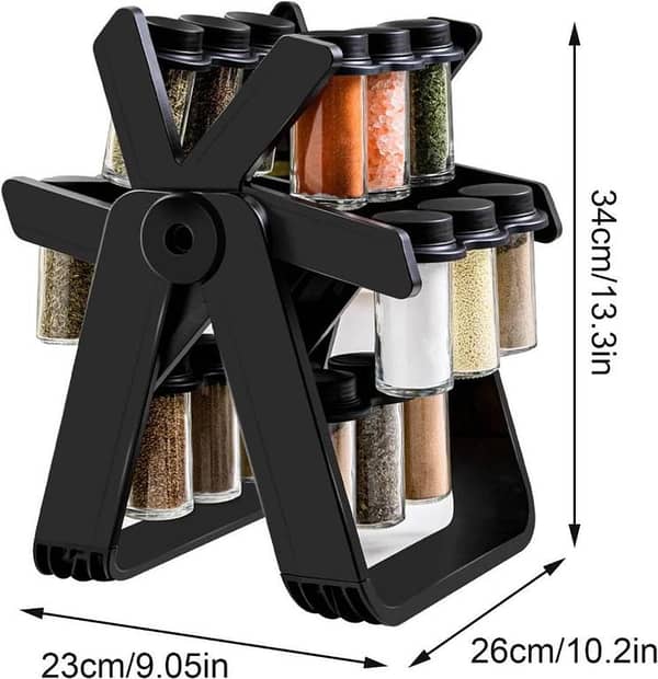 360° Rotating 18 pcs Ferris Wheel Spice Rack