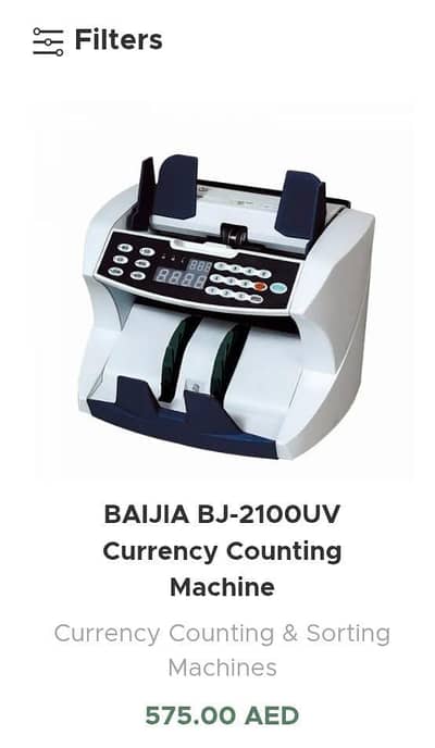 Currency counting and sorting machine original Dubai import