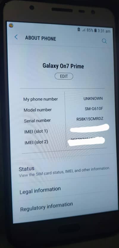 Samsung Mobile On7