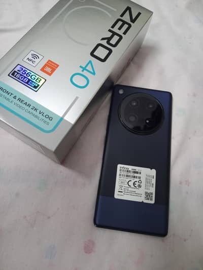 Infinix Zero 40 7 months warranty with all accessories