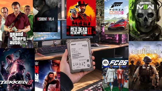 500gb hard drive with games | PC gaming hdd
