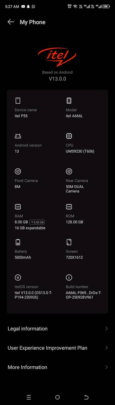 Itel P55