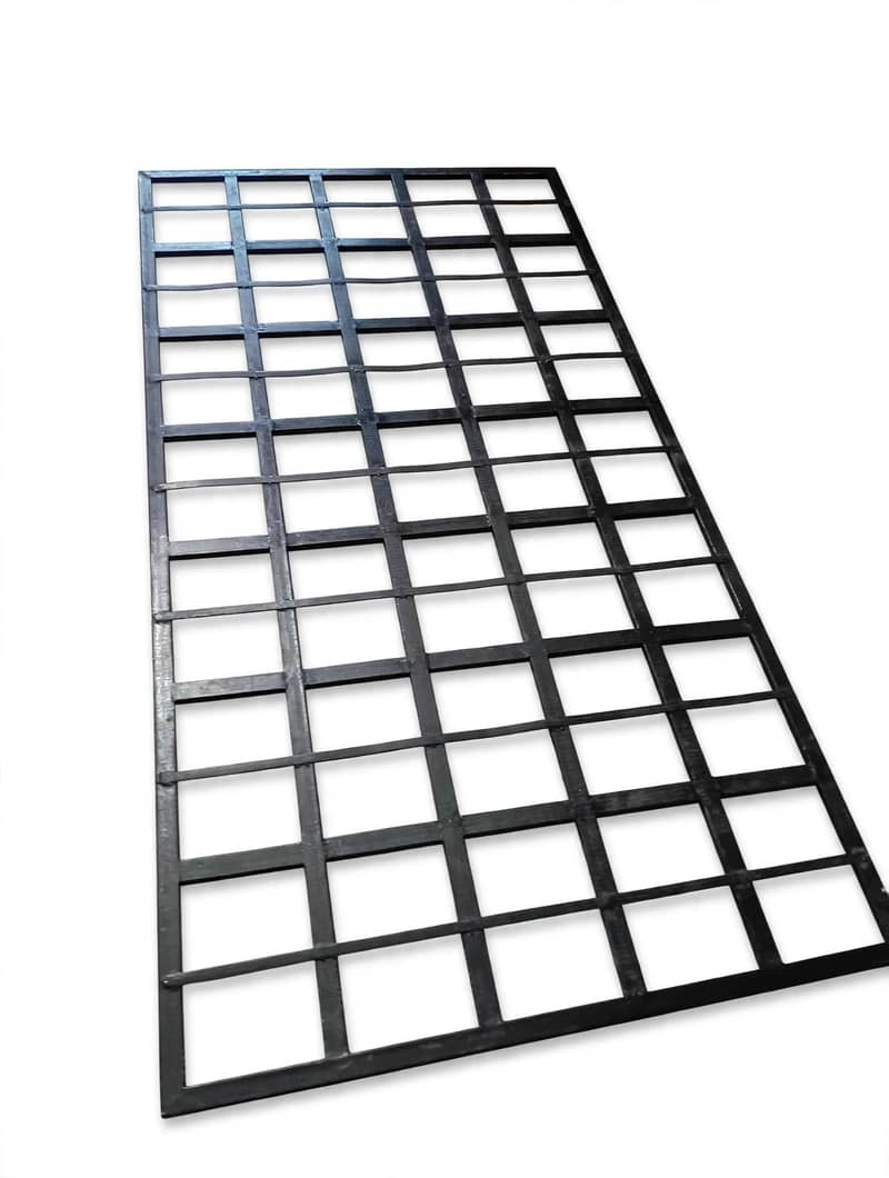 2 PC Iron Window Grill 0