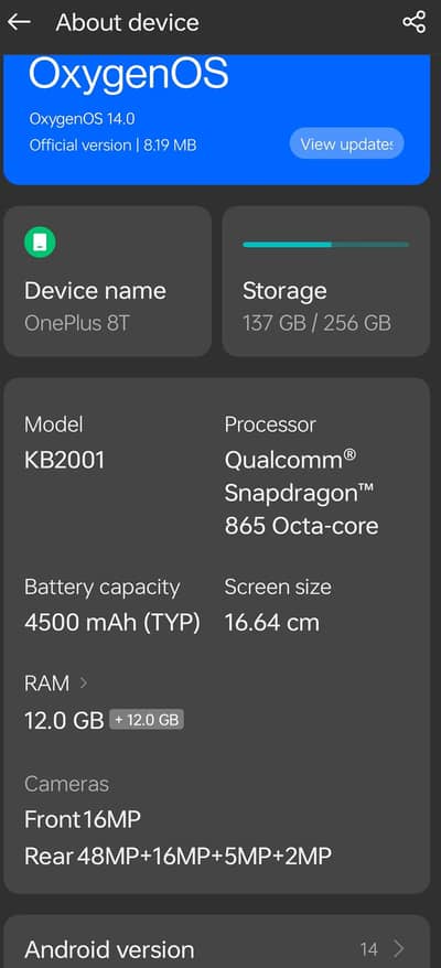 One Plus 8T