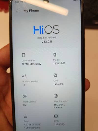 Tecno Spark 20C   4/128