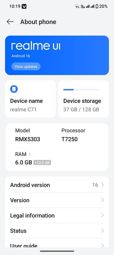 Realme C71