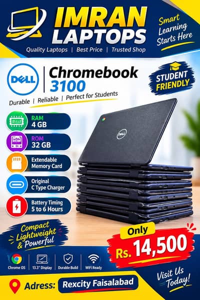 Chromebook Dell 3100