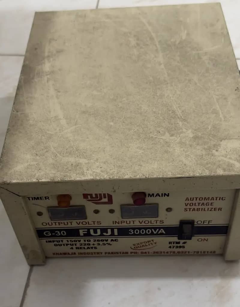 Fuji Stabilizer Automatic 3000v 1