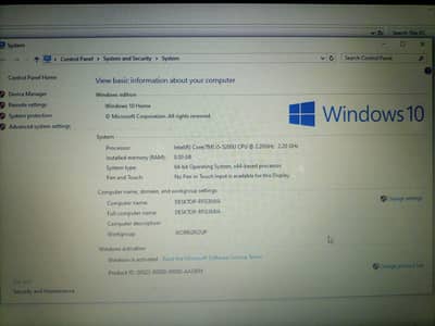 Acer core i5 5generation