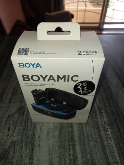 BOYA BOYAMIC Wireless Microphone | Dual Mic | 3-in-1 | 8GB Recording