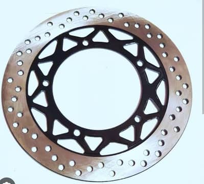 Yahama YBR front break disc plate
