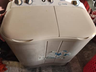 Haier 8Kg Twin Tub Washing Machine . Washing +Dryer100% OK HWM 80-0605