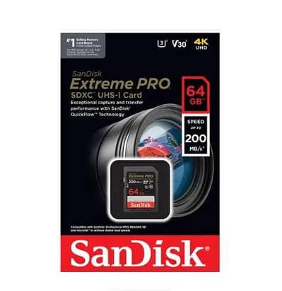Micro SDXC V30 Extreme Pro 64 GB