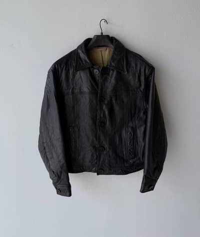 NIX JEANS-ORIGINAL SHEEPSKIN LEATHER JACKET-REAL LEATHER-L-XL