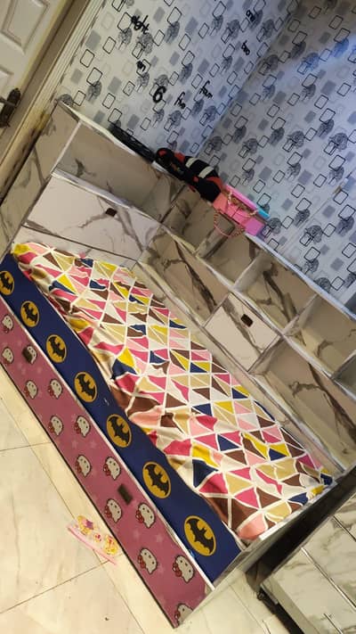 Kids double bed. . . with double mattress 2inone. 03125109605