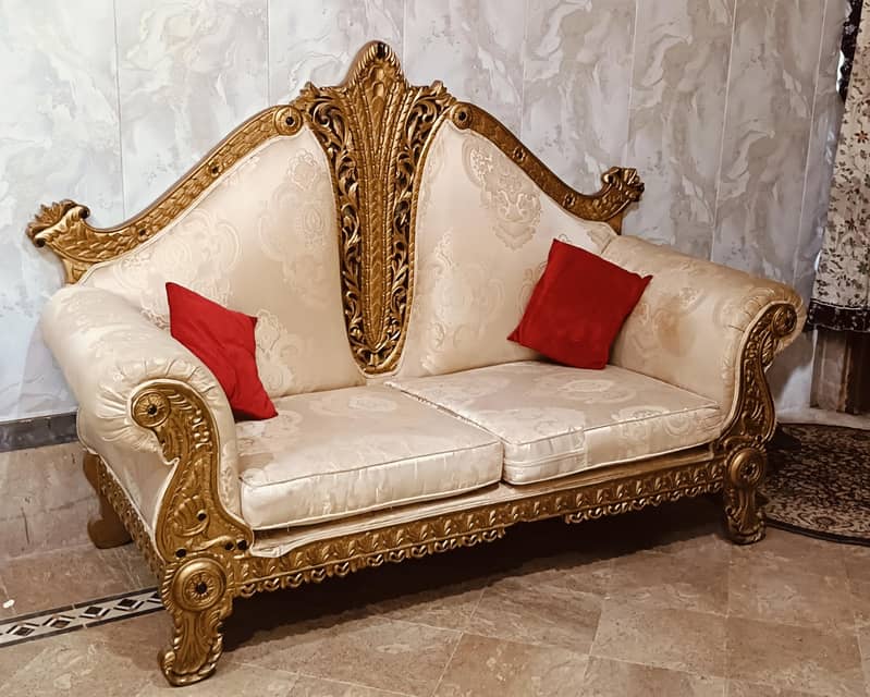 beautiful chinioti sofa 2 seater 0