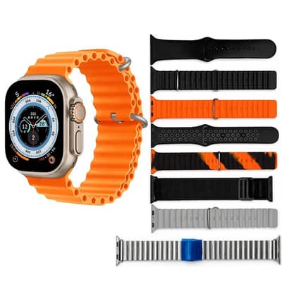 Y80 Ultra Smart Watch 8 in 8.1-Straps Peshawar