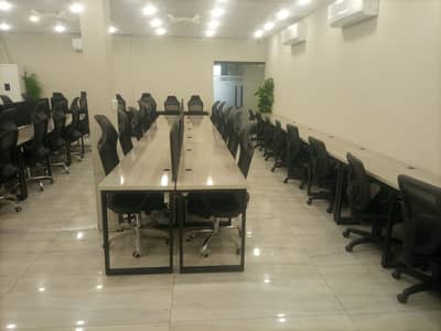 Brand New Furnished Office For Rent In Gulberg, Very Hot Location For (Call Center + Software House + Marketing Office & Other Setup As You Want)