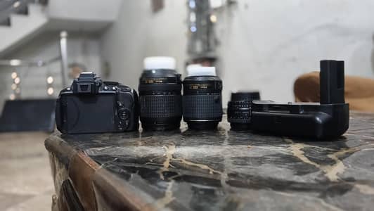 Nikon D5300+ 3 Nikon Lenses For Sale