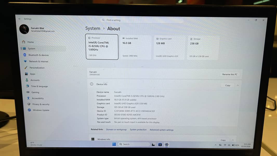 Lenovo E580 5
