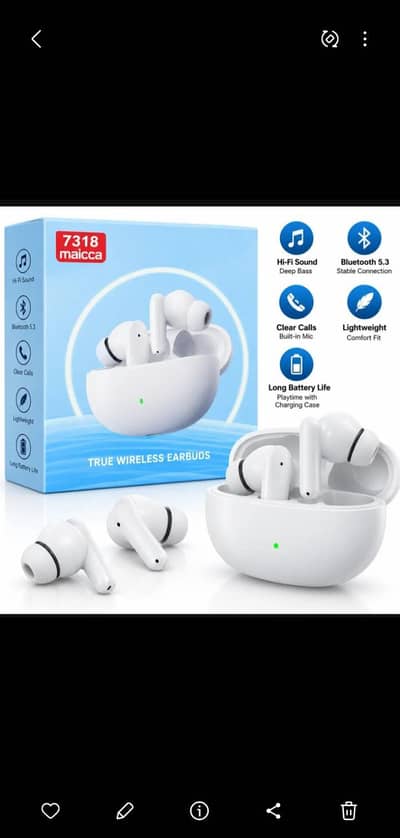 Maicca 7318 Wireless Earbuds - High Quality Sound & Long Battery Life