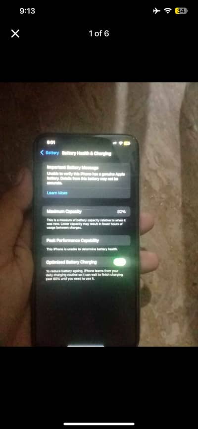 Xs max 256GB pta approved dual sim with box charger health 82 final52