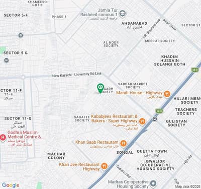 CORNER PARK FACING 600 SQY PLOT ALIGARH SOCIETY SCHEME 33 KARACHI