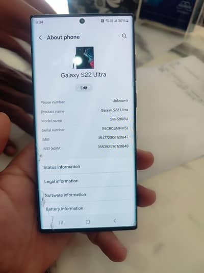 Samsung Mobile S22 Ultra