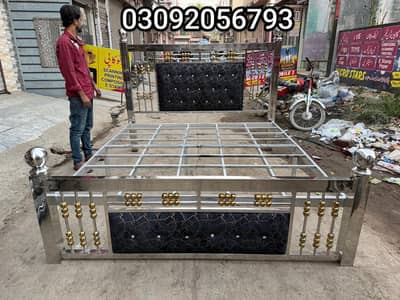 New Look Stainless Steel Double Bed/King Size bed/Non magnetic beds/