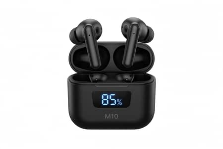 M10 TWS Earbuds LED Display Power Bank - Box Pack New