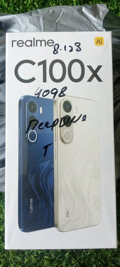 Realme C100X 8/128 gb just box open