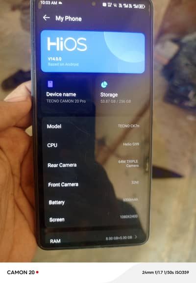 Tecno CAMON 20 Pro