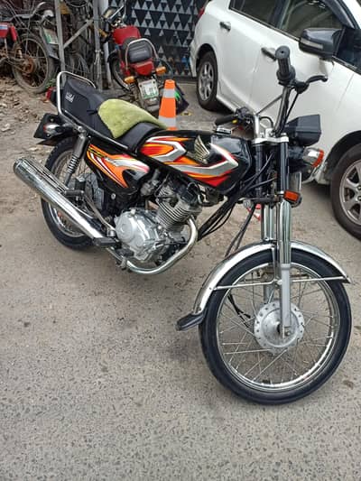 Honda CG 125 2022 Model Total genuine black for sale
