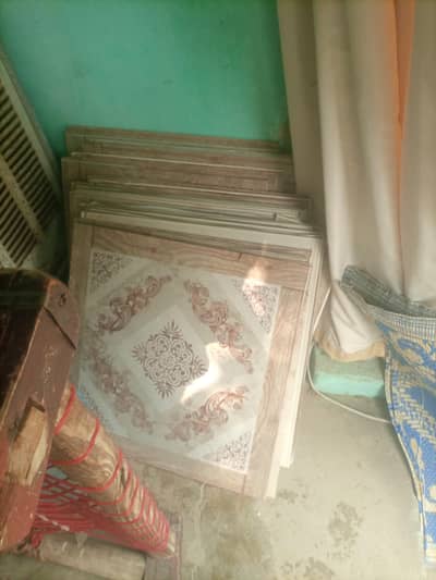 Pvc roof ceiling sheets.