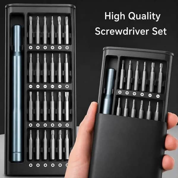 25-in-1 Precision Magnetic Screwdriver Set – Multi-Bit Repair Tool Kit