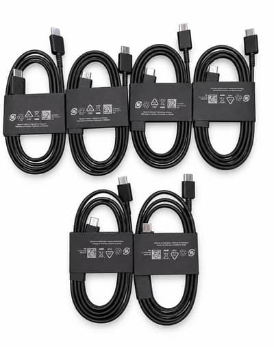 Samsung S22 Type C to C Fast Charger Cable Pack of 2