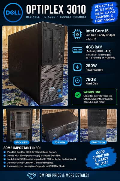pc with monitor 75hz