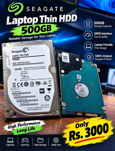 Laptop hard drive 500GB