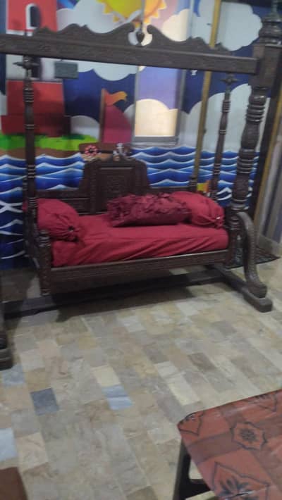 wooden jhoola