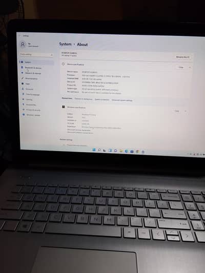 Hp i5 11genration Laptop 8gb 256gb