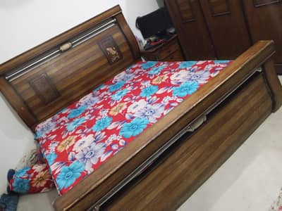King Size Bed with Mattress for Sale