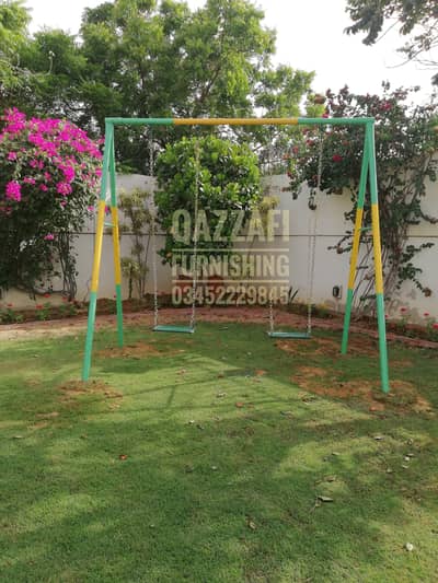 Garden swing Park swing play area swings kids whole JHOLA Gizri slide