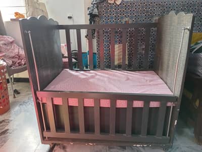 Baby Wooden Cot / Baby Crib for Sale – Good Condition