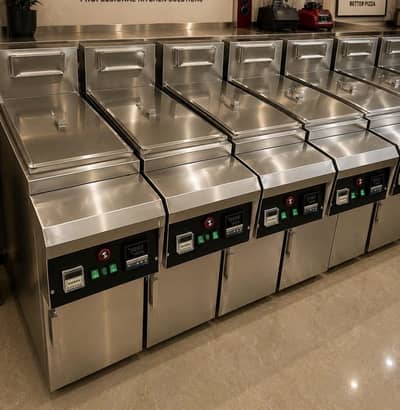 Single Fryer / hot plate / pizza oven / fast food Machinery/ mixer