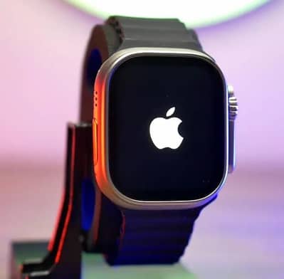 Ultra Smart Watch 49mm Series 8 Watch Orange Ocean Band HD